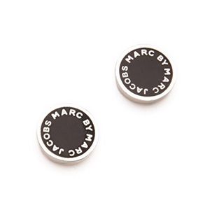 Marc by Marc Jacobs Logo Disc Earrings